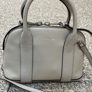 Coach Creamy Grey Darcie Mini Handbag